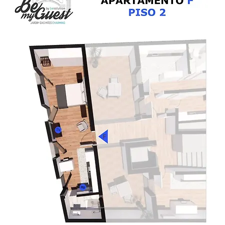 Casa de hóspedes Bemyguest - Loft Jardim Mães Charming Viseu